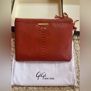 GIGI New York clutch in CN initials